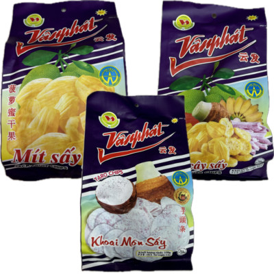 ONE PACK - Van Phat Fruit Chips Variety - Choose Flavor