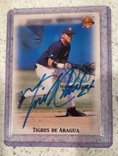 2001-02 Line Up Venezuela Card Miguel Cabrera First LineUp Card Signed