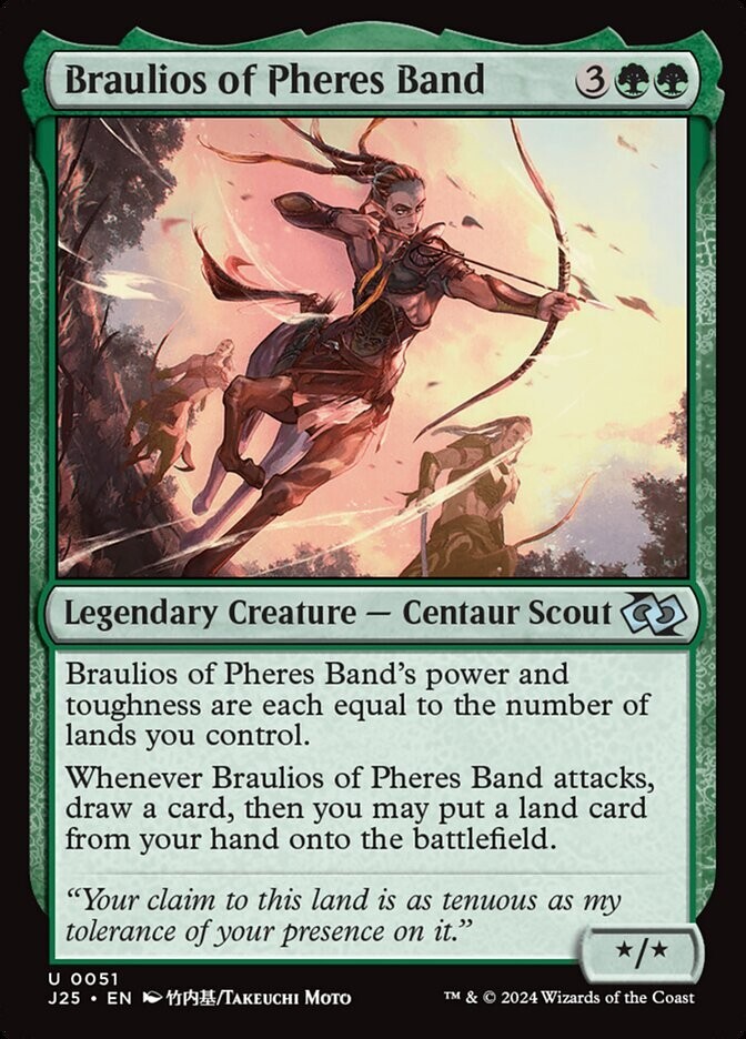 Braulios of Pheres Band 0051 Non Foil Uncommon Foundation Jumpstart MTG NM