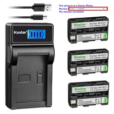 Kastar Battery LCD Charger for Sony NP-FS11 AC-VQ11 Sony Cyber-shot DSC-P50