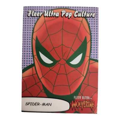SPIDER-MAN 2023 2024 Marvel Fleer Ultra Wolverine Pop Culture PC-30 SP NM