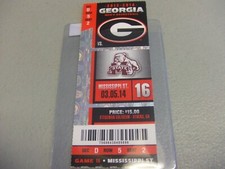 Mississippi St Bulldogs vs Georgia Bulldogs (3-5-2014) Basketball Ticket Stub 