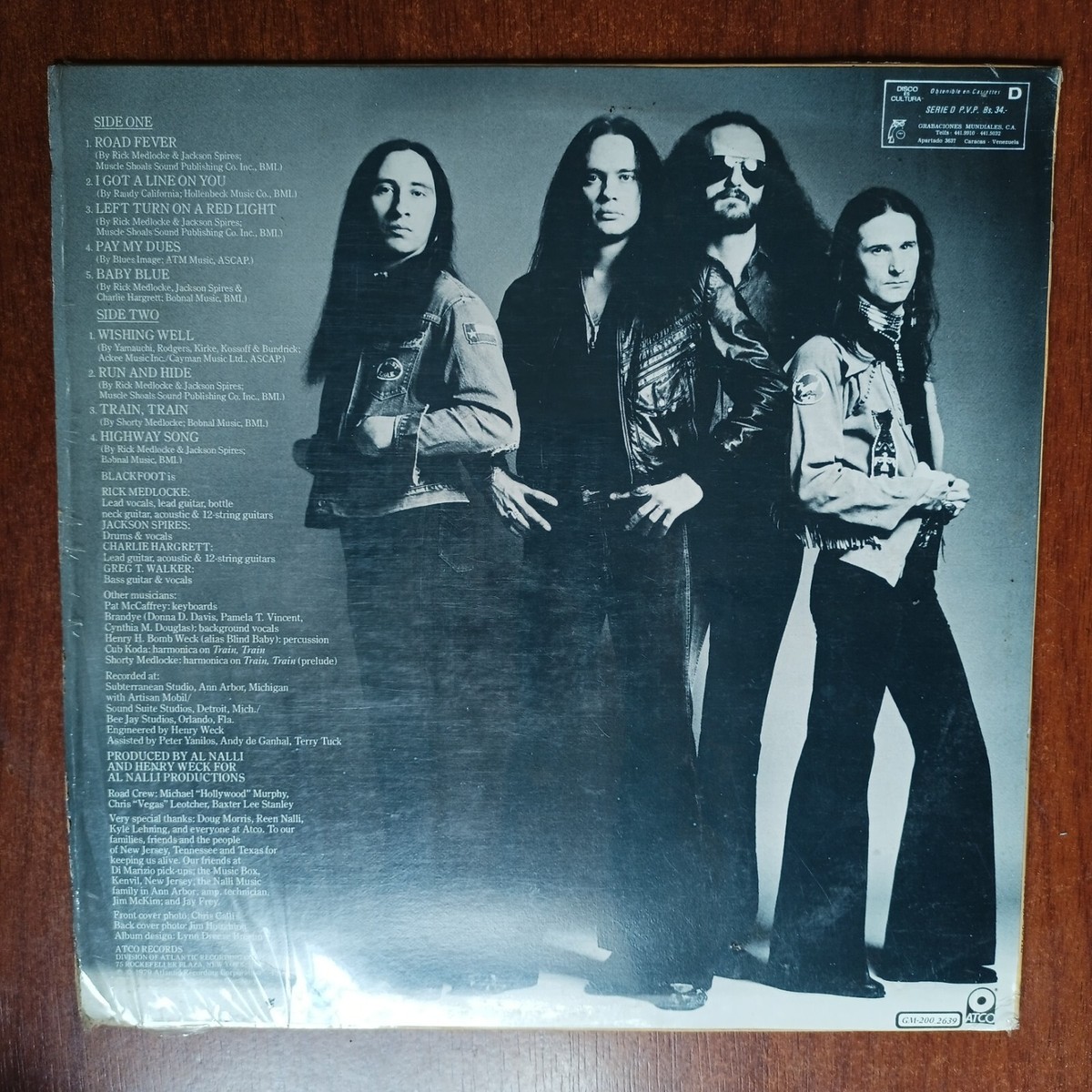Blackfoot – Strikes [1979] Vinyl LP Southern Rock Venezuelan Rare