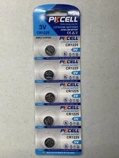 5 Pack CR1225 1225 Lithium 3v Battery KEYLESS FOB TOYS DEVICE US Free SHIP FRESH