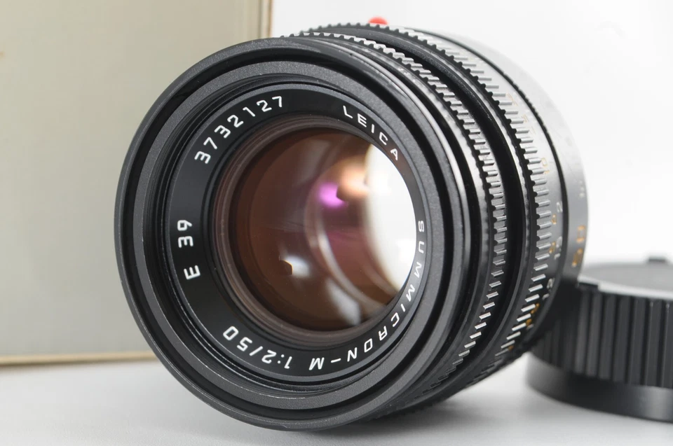 【Mint in Box】 Leica Summicron M 50mm f/2 Black Ver 4th E39 V4 MF Lens Japan... - image 2 of 4