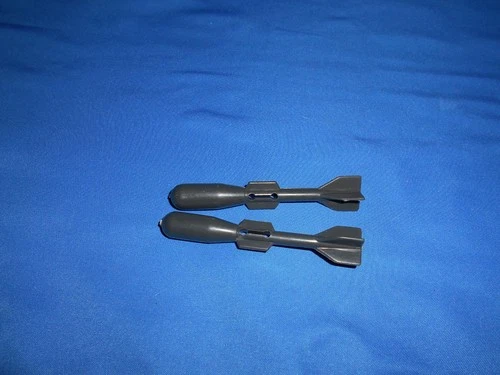 1983 GI JOE ARAH DRAGONFLY 2 SHORT MISSILE PART ACCESSORY