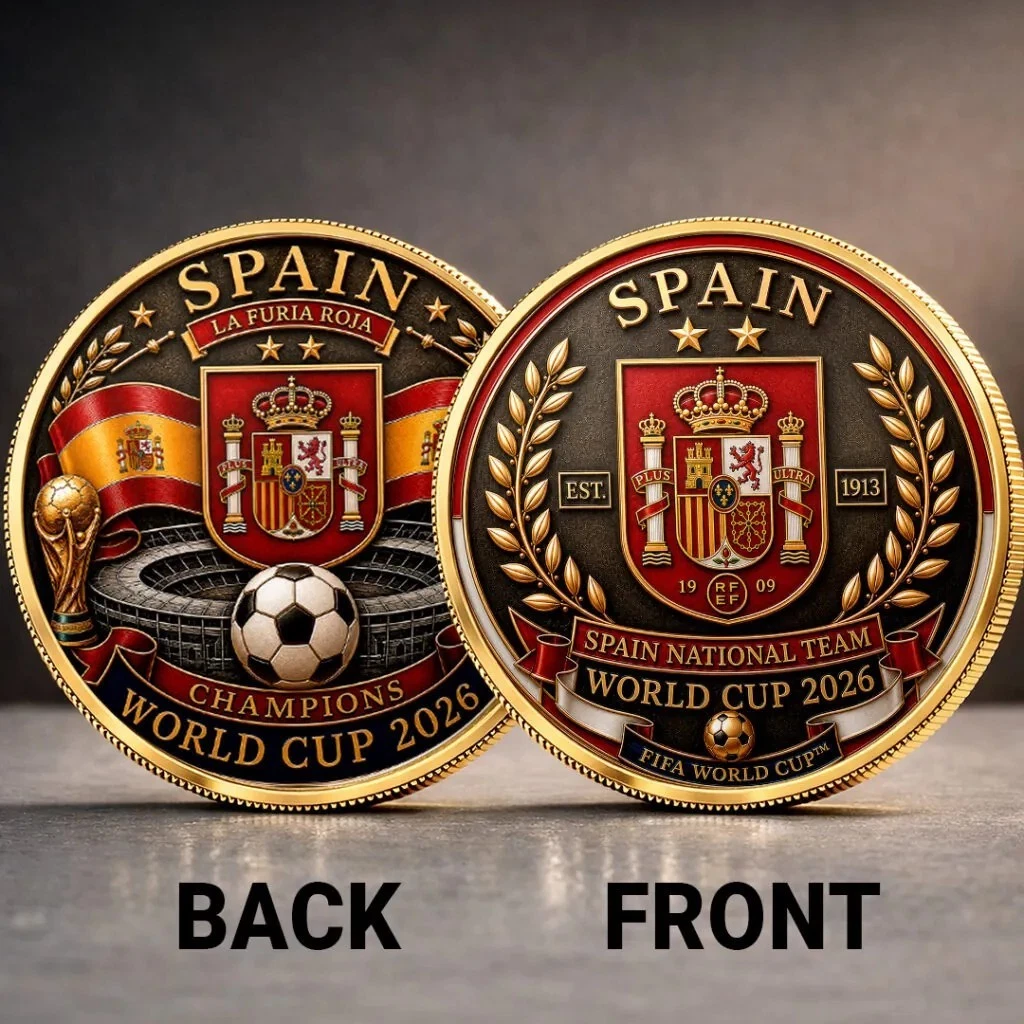 Spain National Team 2026 FIFA World Cup Champions Commemorative Coin