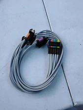 GE Vyaire Multi-Link ECG Leadwire Cable Set ,  V2-V6 5-Lead Grabber AHA / 4cm