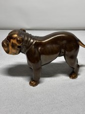 Vintage Antique Bronze Bulldog Figurine Statue 5.5 Inch English Bulldog USA