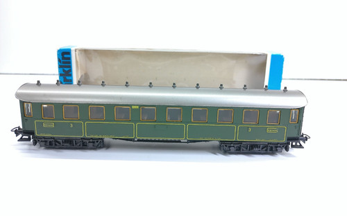 Vagón de tren rápido Märklin H0 4135 3. Kl. - en EMBALAJE ORIGINAL # 10789 | Zustand: Gebraucht