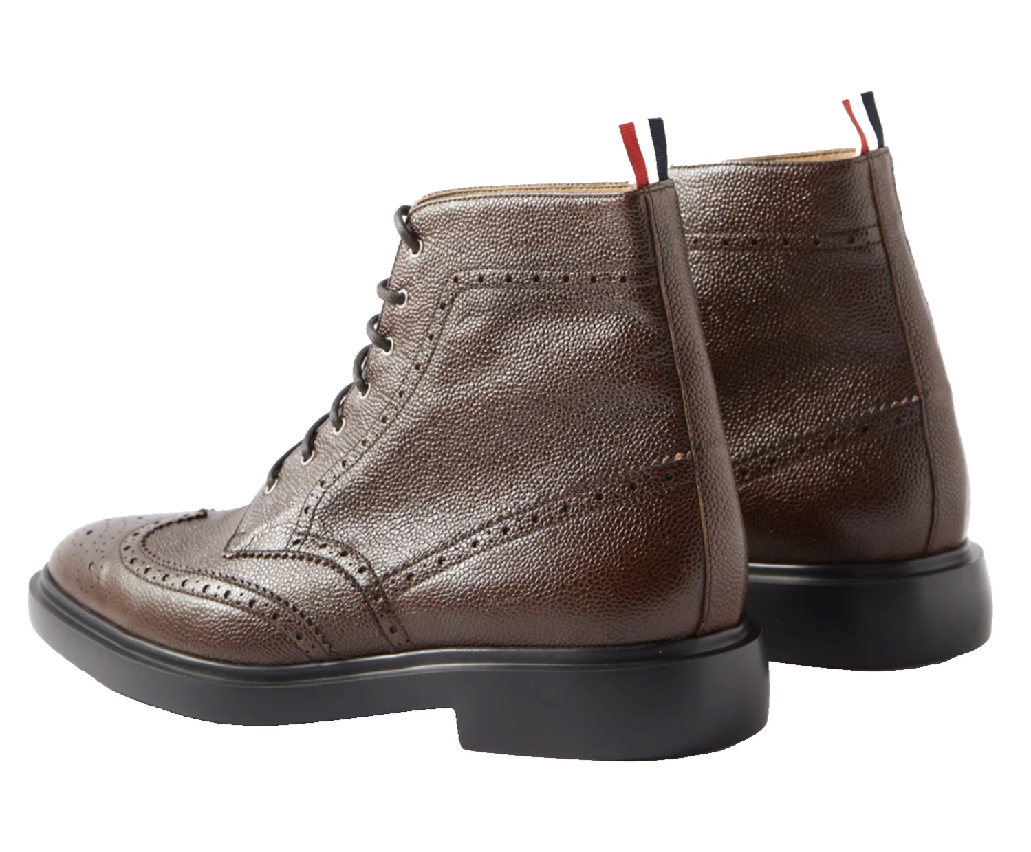 Thom Browne Wingtip Pebbled Commando Brogue Boots Ankle Shoes 42 image 8