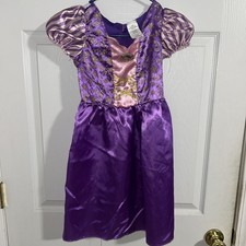 Disney Princess Rapunzel Costume Purple Dress Halloween Child Size Small 4-6