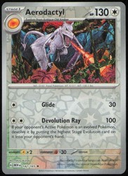 Aerodactyl 142/165 Scarlet & Violet 151 Reverse Holo Rare