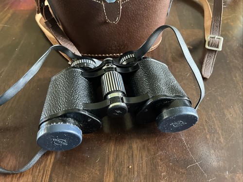 Vintage SWIFT Binoculars - Model 750 - OCEANIC 6X30 - With Brown Case - Picture 8 of 12