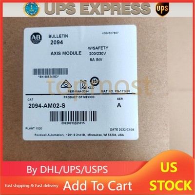 New 2094-AM02-S AB Kinetix 6000 Axis Module AB 2094AM02S