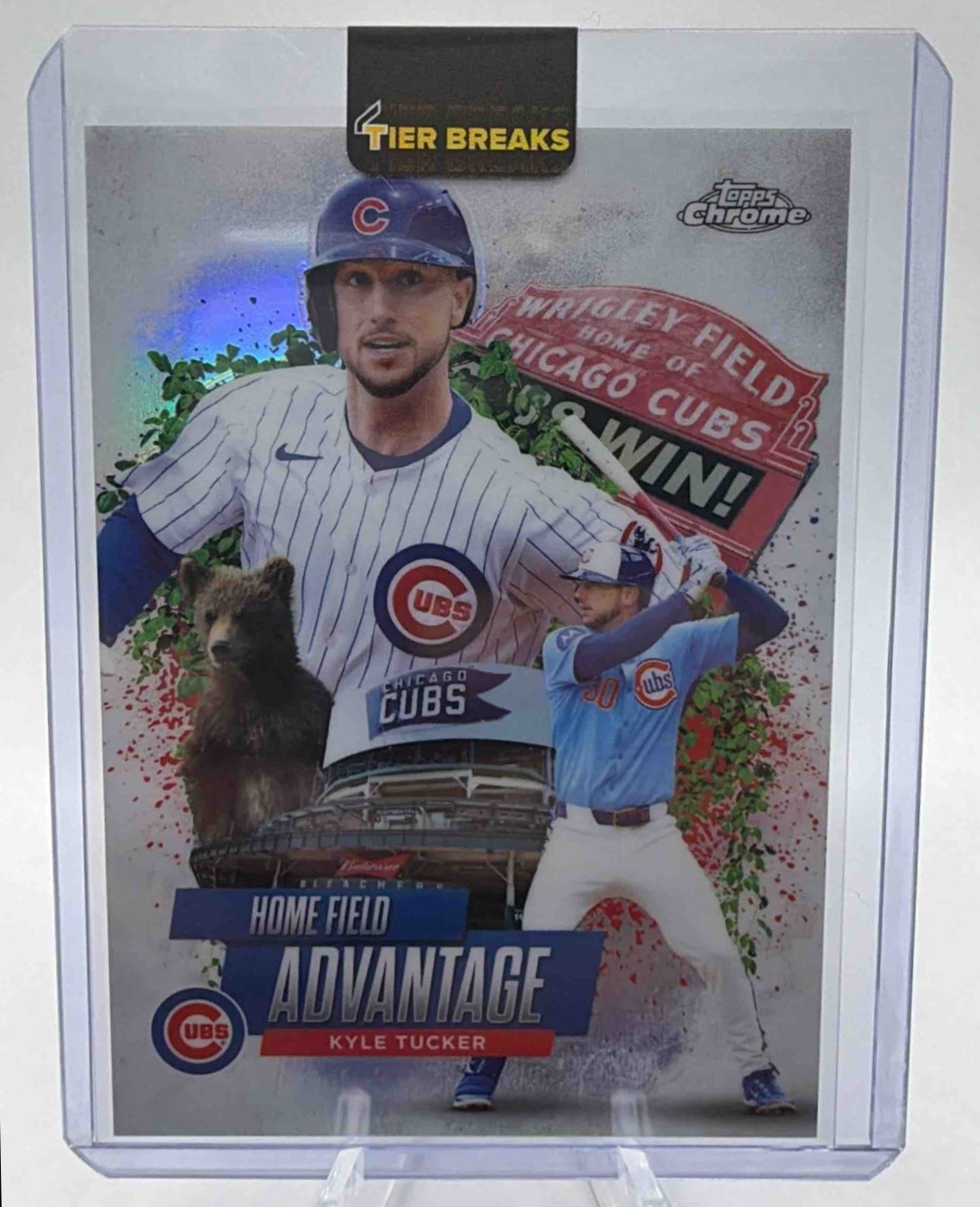 2025 Topps Baseball Chrome Kyle Tucker Home Field Advantage #HA-13 Chicago Cubs