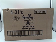 Pampers Swaddlers Diapers Size 0, Count 31 Jumbo Pack