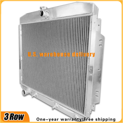 Radiator For 1957-1960 Ford F-100 Truck 3.6L 4.4L 4.8L 5.8L Chevy V8 AT Aluminum