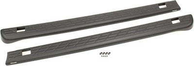Bushwacker Ultimate BedRail Caps - Factory w/ Stake Holes | 2-Piece Set, Black,