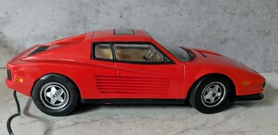 Vintage Ferrari Testarossa Fernbedienung Beleuchtung funktioniert batteriebetrieben Ersatzteile