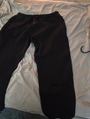 essentials fear of god sweatpants Jet Black Ss23 Size Medium