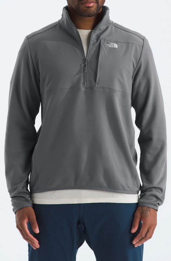 Mens The North Face NF Performance Sweater Stretch 1/4 Zip Jacket New
