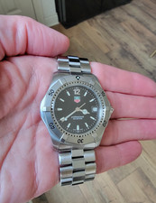 TAG Heuer WK1110.BA0317 Mens 2000 Series Professional Quartz Watch Black Silver