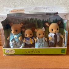 Epoch Sylvanian Families FS-13 Deer Family Figure Set Collectible Toy