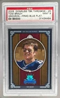 PSA 9 TOM BRADY 2005 Donruss Throwback Gridiron Iron Kings Framed BLUE #d /10
