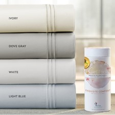 100 Supima Cotton Premium Luxury Sheet Set by PureCare
