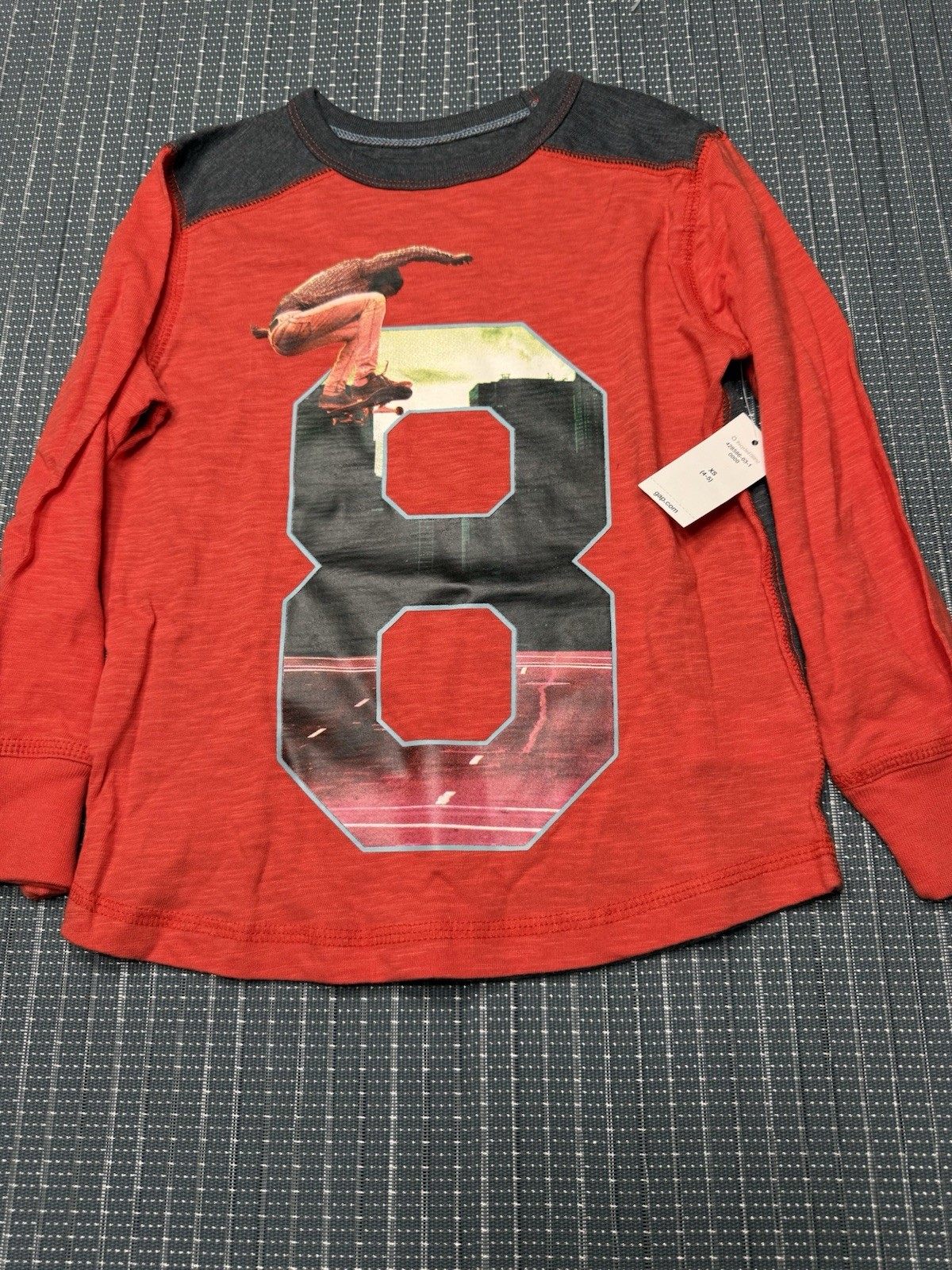 NWT Long Sleeve Gap Shirt Boys Size XS (4-5)