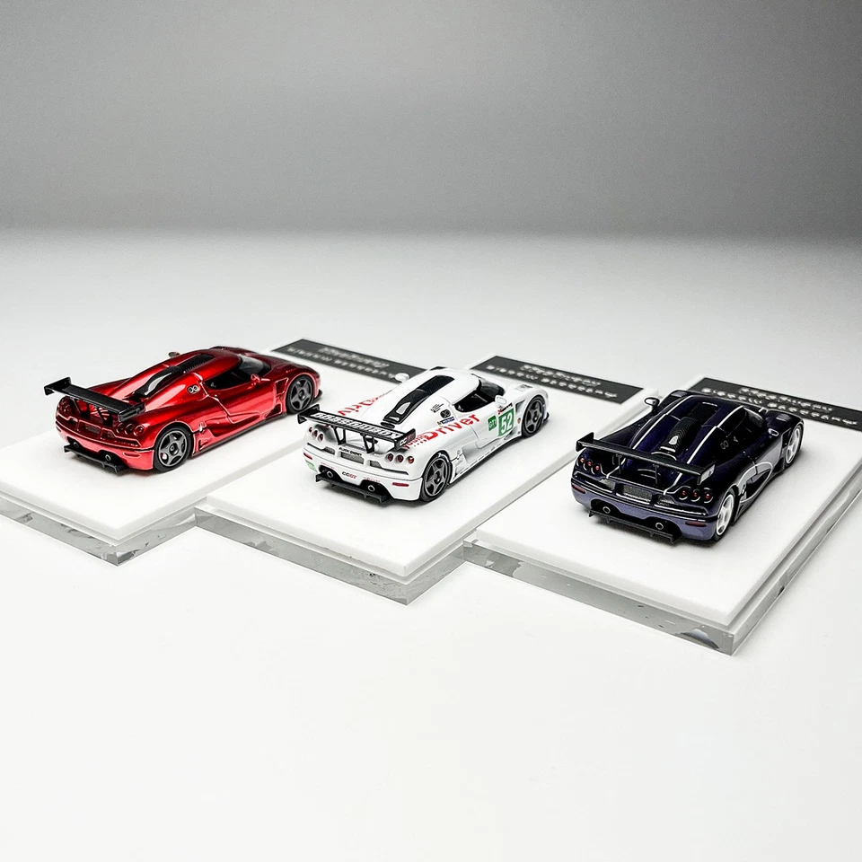 AM 1:64 Koenigsegg CCGT Un modelo de coche de aleación con tapa abierta Foto 2 de 4