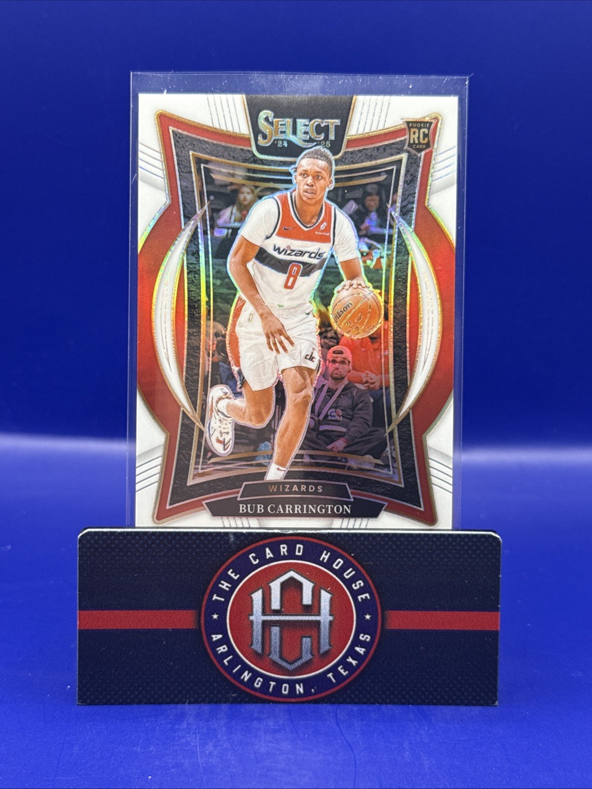 2024-25 Select Bub Carrington Rookie RC White Concourse /149 Wizards TT1