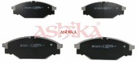 Ashika 50-02-247 Bremsbelagsatz FüR Scheibenbremse Bremsbelagsatz