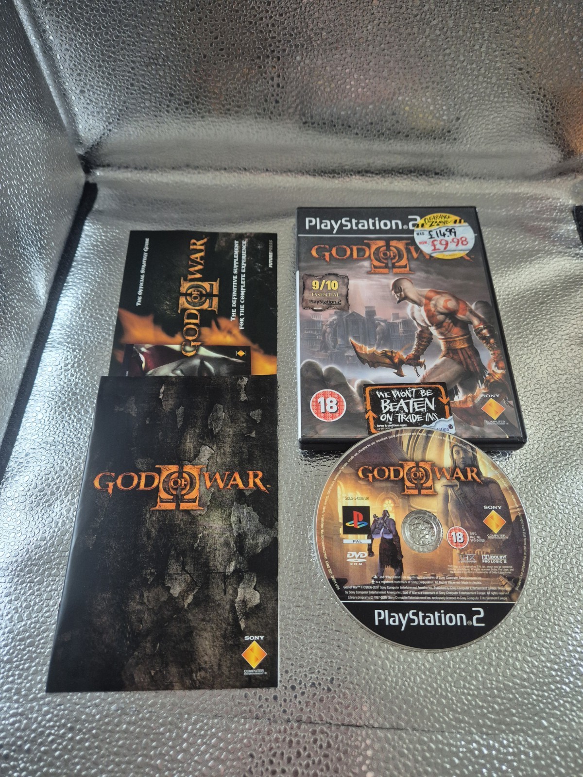 God of War 2 Sony PlayStation 2 Manual Included