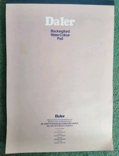 Daler Bockingford Pad Watercolour Paper 14'' x 10'' (27 sheets remaining)