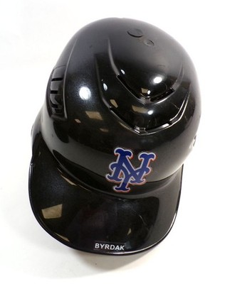 2011-12 Tim Byrdak Mets Player-Worn LH Batting Anniversary Helmet  Size 7 3/8