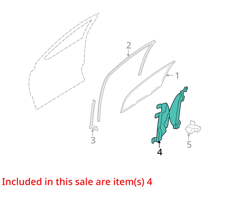 Regulador de ventana delantera izquierda conductor Ford Taurus 2008-2009 ZU09M Foto 3 de 4
