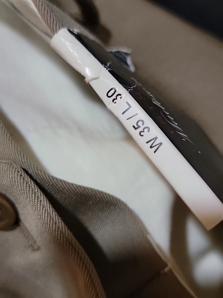 1818 MADISON Brooks Brothers Men's Brown Wool Dress Pants 35X30 NEW #A - Image 4 of 4