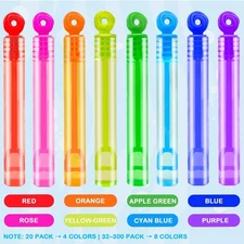 Bubbles Party Favors Supplies for Kids,20-300 Pack Mini Bubble Wand Toys for Tod