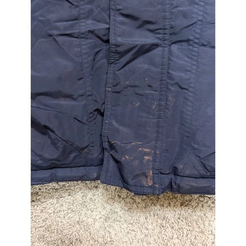 Vintage Reebok Windbreaker Jacket Mens Medium Navy Grey Colorblock Full Zip image 6