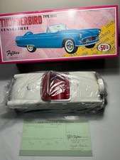 Vintage Japanese Tin Toy 1956 Ford Thunderbird Coupe Car Showa Retro
