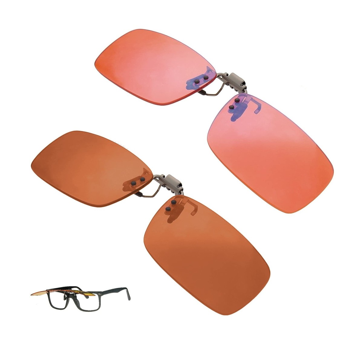 BRADDELL Indoor FL-41 Rose & Outdoor FL-60 Clip-on Fit-over Blue