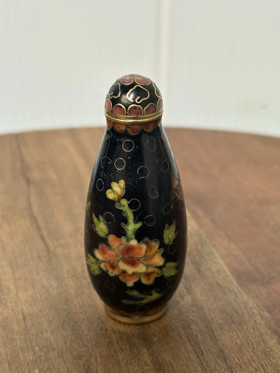 古董原始景泰蓝古董中国鼻烟壶| eBay