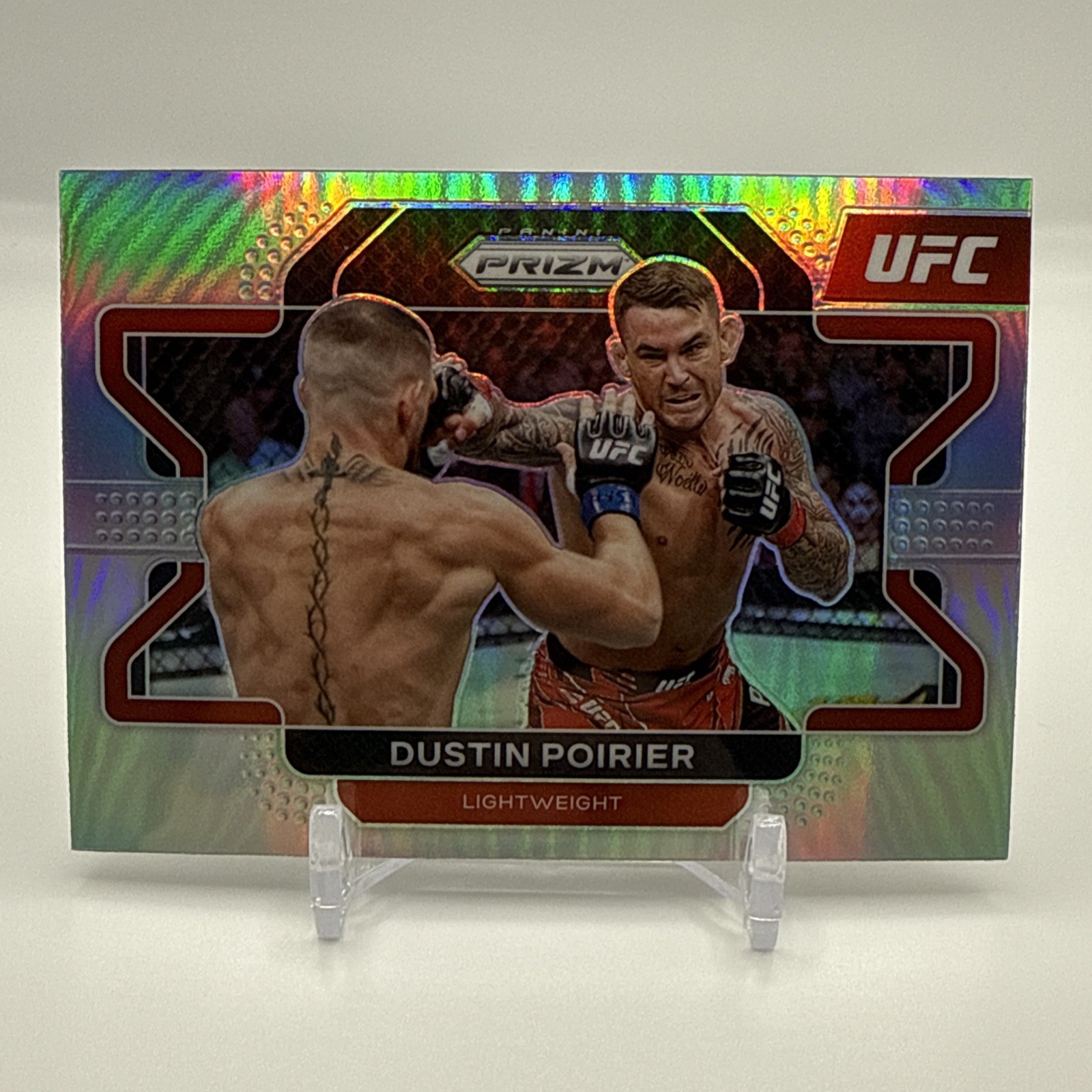 2022 Panini Prizm UFC - Dustin Poirier #21 Silver Prizm