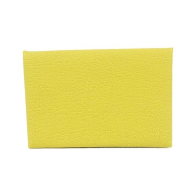 Authentic Hermès Calvi 044166CK Card Case #260-008-093-3809