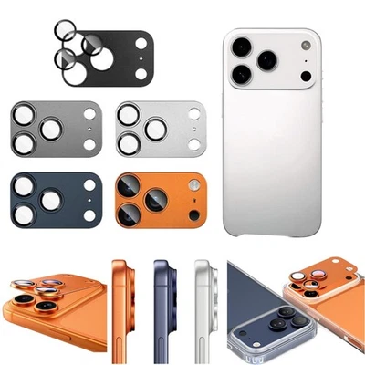 WIGENTO 3D Kamera Schutzglas für Phone 17 Air Pro Max Linsen Aluminium Komplettschutz