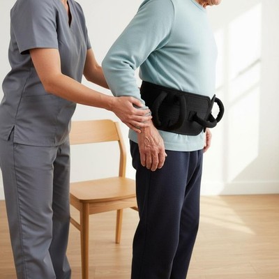 Ganggurt mit Griffen breiter Patiententransfergurt Druckverteilung