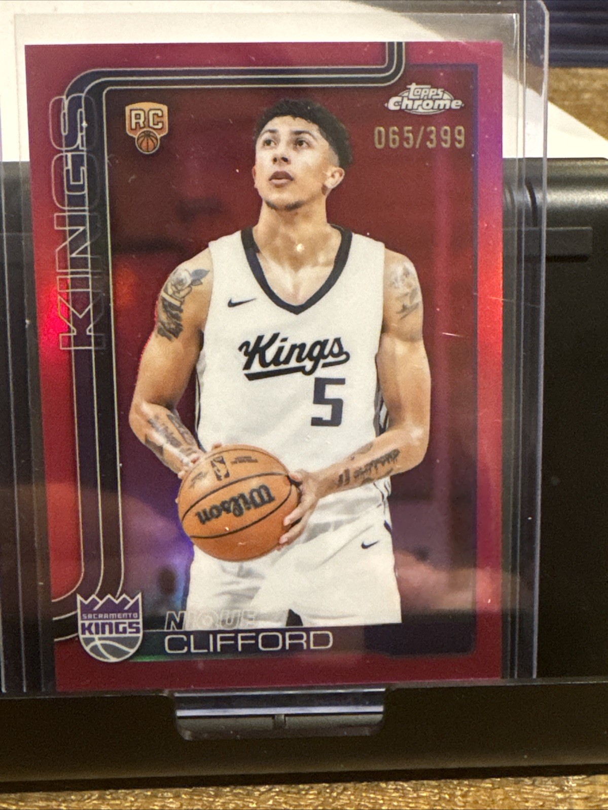 2025-26 Topps Chrome - Nique Clifford #274 Magenta Refractor /399 (RC)
