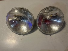 Vintage 5-34 Glass Headlamp Bulbs 2 Vintage 5-34 Glass Headlamp Bulbs 2